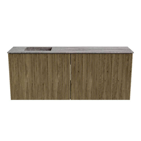 Mondiaz JOYA-DLUX 100cm toiletmeubel - kleur Dusk - Wastafel FAYE positie Links 1 kraangat kleur Oza. SW1425996