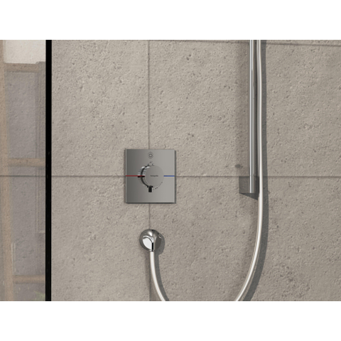 Hansgrohe ShowerSelect Comfort E Thermostaat - inbouw - 1 functie - hoogglans chroom SW918023
