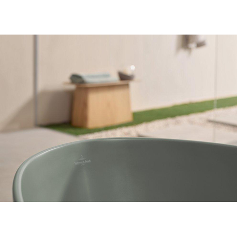 Villeroy & Boch Antao Vrijstaand bad - 170x75cm - zonder afvoer - Morning Green (mat groen) SW1225182