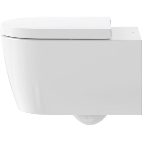 Duravit ME by Starck Pack WC suspendu à fond creux Rimless 37x57cm avec abattant WC frein de chute blanc SW89009