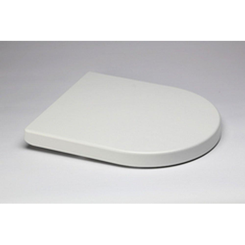 Xellanz Deeline toiletzitting - 35.6x43.3cm - d-vorm - softclose - quick release - glans wit SW17767