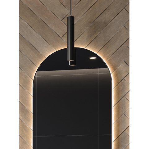 Looox Light collection hanglamp - 25cm - led - zwart mat SW73175