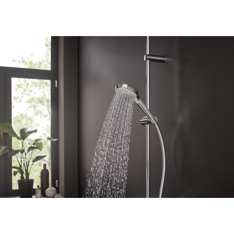 Hansgrohe Croma select e Handdouche Multi - ecosmart 1/2 x - diameter 11cm - met soft rain intense rain en massagestraal wit/chroom - wit chroom 0605327