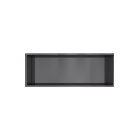 Hotbath &MORE Inbouwbox of inbouwnis - 30x80x10 - PVD - geborsteld zwart SW1246624