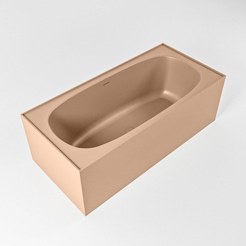 MONDIAZ ROCK Baignoire îlot - 170x70cm - couleur Plata / Talc SW1015106