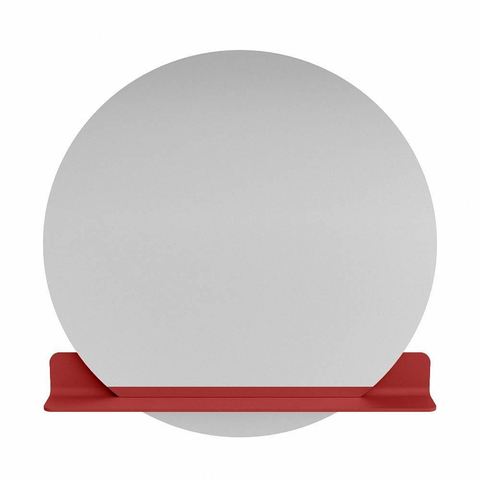 Mondiaz SPOT spiegel – Ø100 cm – met planchet – Fire (rood) SW1235528