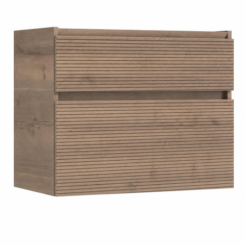 HR badmeubelen Infinity Smart Wastafelonderkast - 80x44.8x65cm - 3D-front - 2 lades - greeploos - charleston SW750986