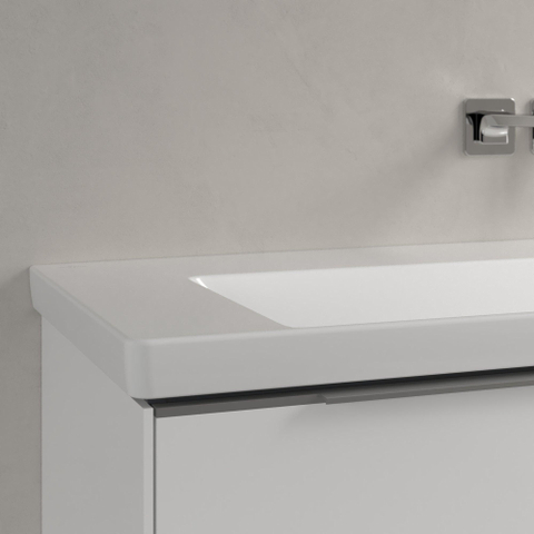 Villeroy & Boch Subway 3.0 lavabo - 130x47.5x17cm - sans trou de robinet - blanc alpin brillant SW702125