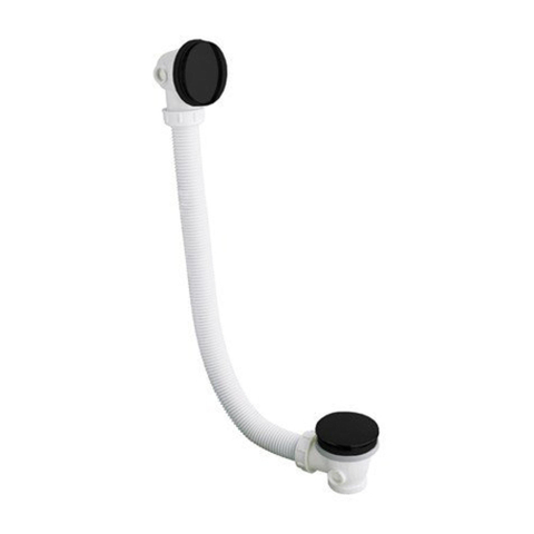 Crosswater MPRO Badafvoer - met klikwaste - carbon black - geborsteld zwart mat SW487363