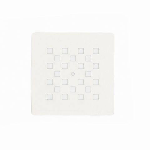 Fortifura Galeria Afvoerrooster - 13x13x1cm - mat wit SW543418