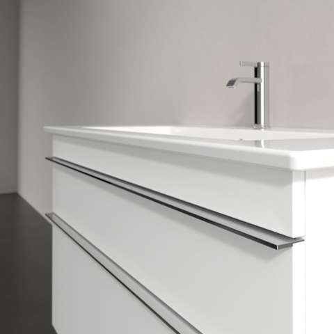 Villeroy & Boch venticello wastafelonderkast - 95.3x59cm 2x lade - glans wit GA53295