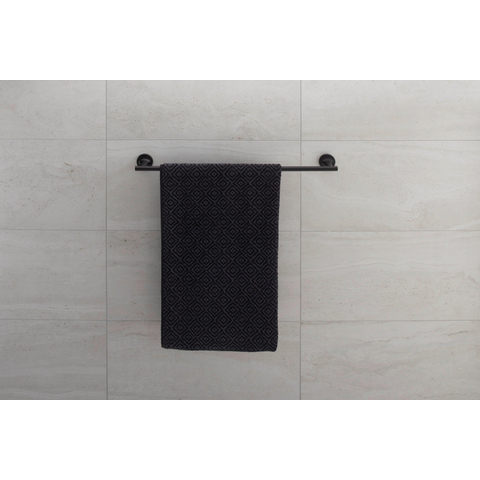 Duravit Starck T Handdoekhouder - 61cm - mat zwart SW297079
