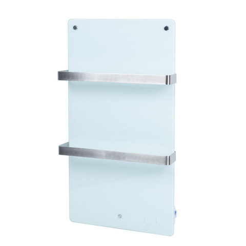 Eurom Sani 400 Comfort Infraroodpaneel badkamer 83.5x48.1cm Wifi 400watt Glas Wit OUTLETSTORE STORE44267