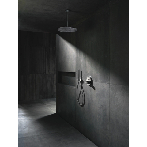 AXOR Showerselect plaque de finition thermostatique avec robinet d'arrêt pour 2 fonctions chrome GA32209