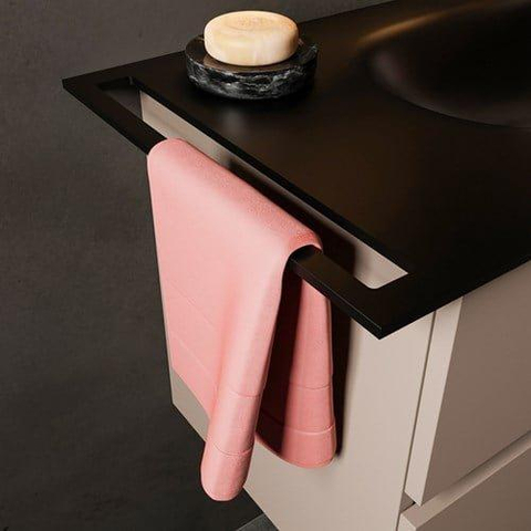 Mondiaz EASY Lavabo encastrable - 40cm - porte-serviettes encastré horizontal gauche SW1245063