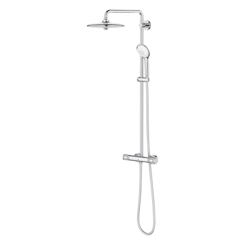 GROHE Euphoria system 260 colonne de douche thermostatique avec tête de douche euphoria + 110 douchette de massage ronde chromée SW536450