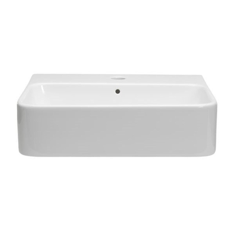 Crosswater Basin Wastafel - opbouw - 45x10x35cm - rechthoek - wit SW670203
