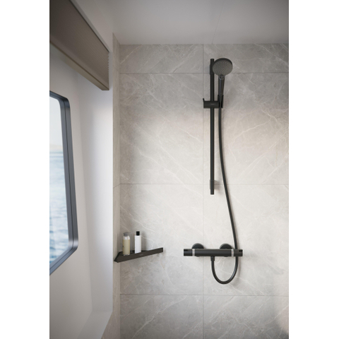 Hansgrohe Vernis Blend Doucheset - ecosmart - met glijstang 65 cm - mat zwart SW642521