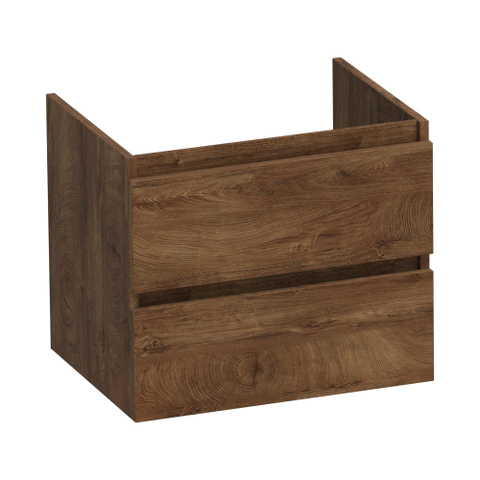 Brauer Core Series badkamermeubelset - 60x45x52cm - wastafel Frost - forest cacao SW1601163