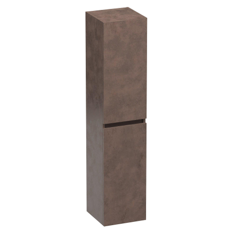 BRAUER Joy Armoire de salle de bains - 160x35x35cm - 2 portes - sans poignée - ouvrant à gauche ou à droite - Erosion SW721216