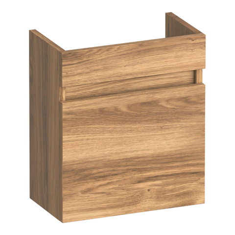BRAUER Joy meuble lave-mains - 40x45x22cm - 1 porte - sans poignée - ouvrant à droite - Honey SW1200943