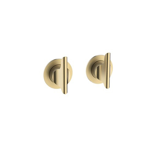 Crosswater MODULE Foile Handdoekhaak - set van 2 - brushed brass (goud) SW968396