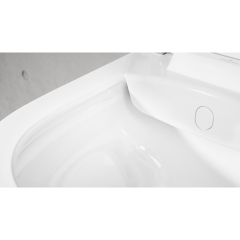 Villeroy & Boch Viclean I - 100 combipack douche wc Directflush CeramicPlus - spoelrandloos - White Alpine (glans wit) SW106589