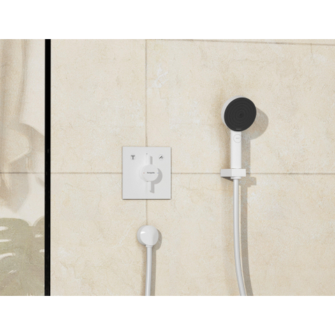 Hansgrohe Duoturn E mitigeur encastré pour 2 fonctions mat blanc SW918600