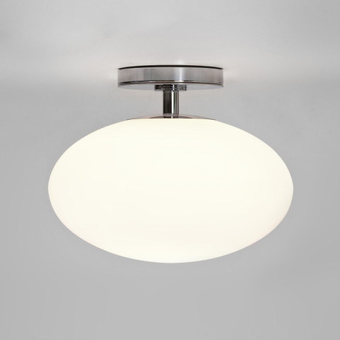 Astro Zeppo Ceiling Plafonnier 23.5cm IP44 douille E27 chrome SW75764