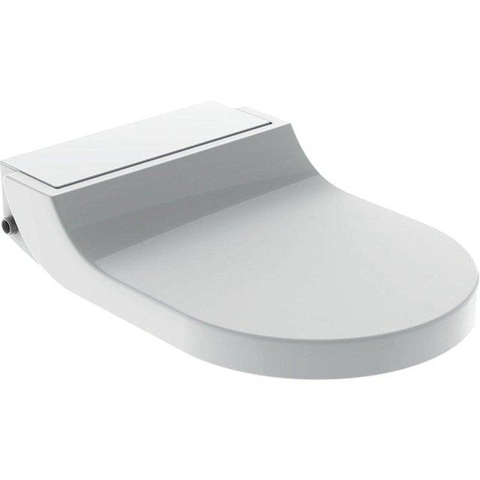Geberit Aquaclean Tuma Ensemble WC-douche - Icon toilette - évacuation verticale - sans bride - avec abattant confort - sèche-cheveux - douchette intime - extraction des odeurs - kit de raccordement d'eau - blanc brillant SW1477957