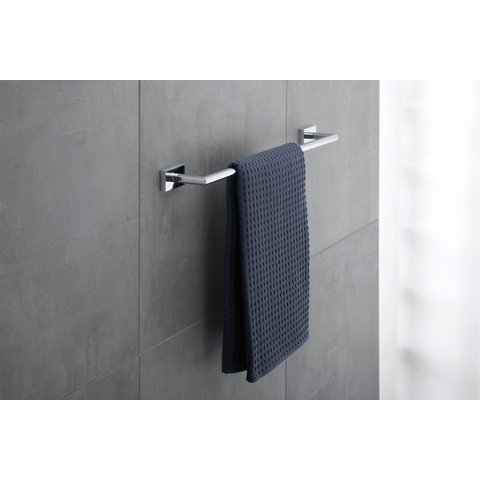 Duravit Karree Handdoekhouder - 70x668x35mm - hoogglans chroom SW55124