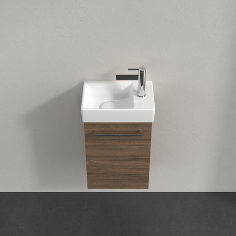 Villeroy & Boch Avento meuble bas pour lavabo - 1 porte 34x51,4x20,2cm - charnières à gauche chêne arizona SW448533
