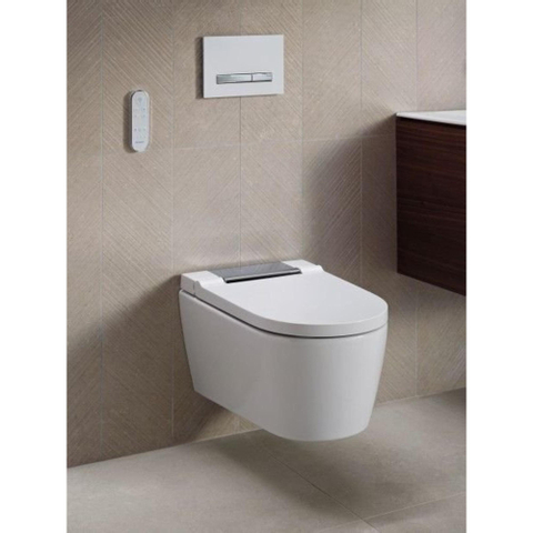 Geberit AquaClean Sela Douche Wc - 37.5x56.5cm - softclose - keratect - alpine - glans wit SW258981