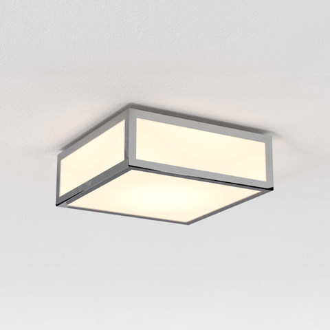 Astro Mashiko 200 Plafondlamp 20x20x7.85cm IP44 fitting E27 chroom SW75616