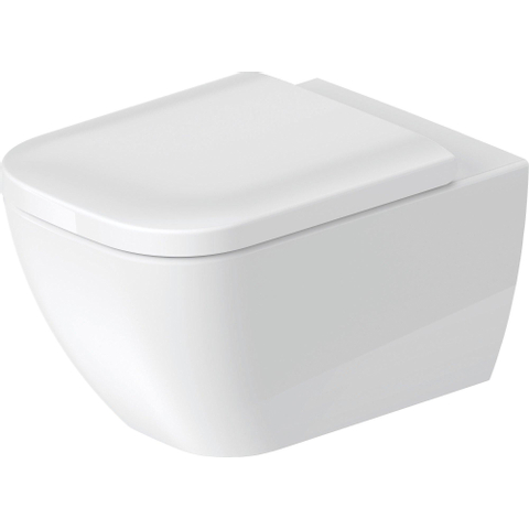 Duravit Happy D.2 Wandcloset - diepspoel - rimless - met verdekte bevestiging - 36.5x54cm - wit SW54346