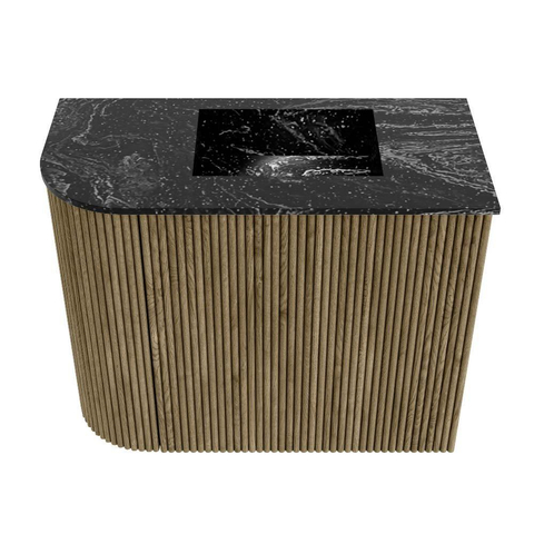 Mondiaz JOYA-DLUX 51.6cm toiletmeubel - ronding links kleur Dusk - Wastafel FAYE positie Rechts 1 kraangat kleur Lava. SW1423254