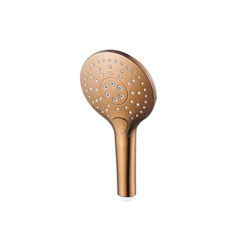 Fortifura Calvi Handdouche - ø12cm - rond - 3 standen - PVD - geborsteld koper SW970047