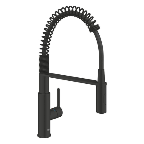 GROHE Get keukenkraan - met professionele sproeier - mat zwart SW1440592