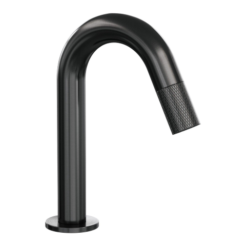 BRAUER Gunmetal Carving Robinet de lave-mains - pose sur plage - saillie 12,1 cm - Gunmetal brossé SW1182535