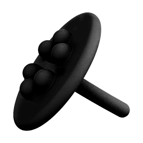 Clou Wash Me arrêt d'eau en silicone Noir SW9446