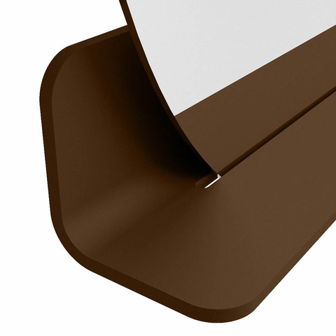 Mondiaz SPOT miroir – Ø 80 cm – avec tablette – Rust (brun) SW1235603