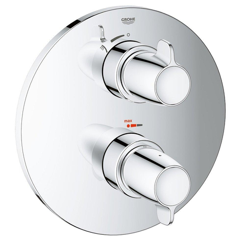 Grohe Grohtherm Special Inbouwthermostaat - 2 knoppen - Ø21cm - chroom OUTLETSTORE STORE36874