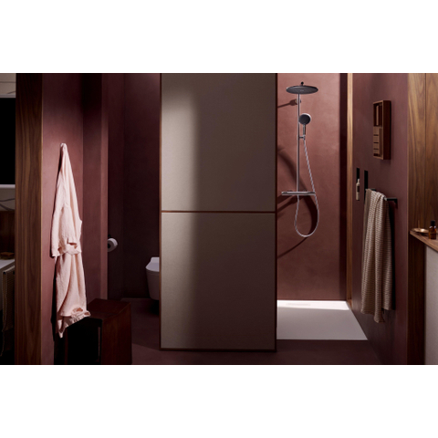 Hansgrohe Raindance alive s puro Showerpipe - 300 - 1jet - met Ecostat Element - hoogglans chroom SW1388113
