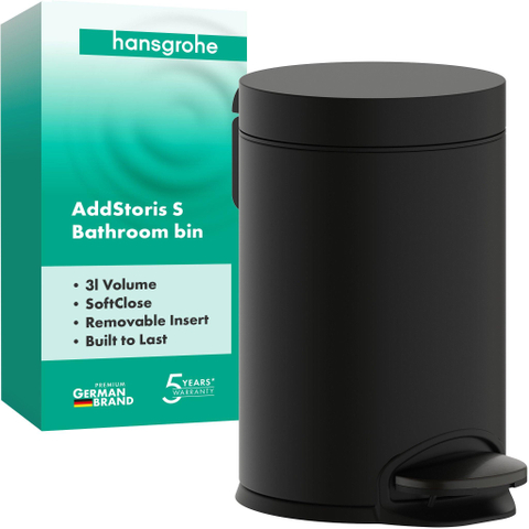Hansgrohe AddStoris S pedaalemmer Brushed Black Chrome SW1567114