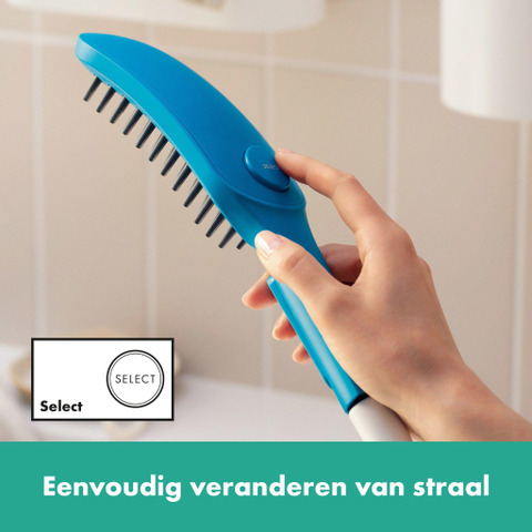 Hansgrohe DogShower douchette - 6.3cm - rectangulaire - petrol (bleu) SW651372