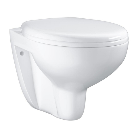 Grohe Bau Wandcloset - diepspoel - spoelrandloos - 36.8x53.1cm - 6/3 liter - wit SW197119
