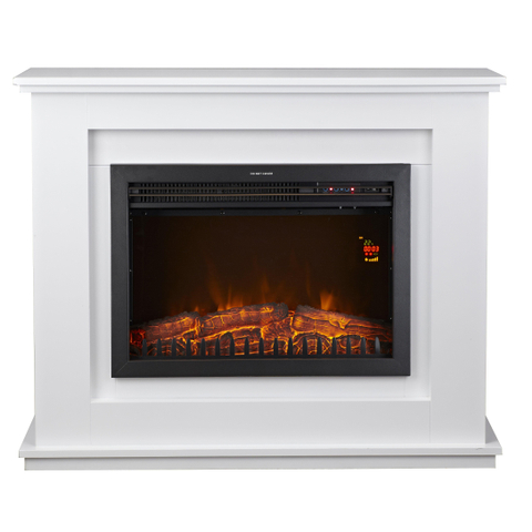 Eurom Malmo Poêle décorative autoportante 2000 watts 108x37,5x90cm Blanc SW486922
