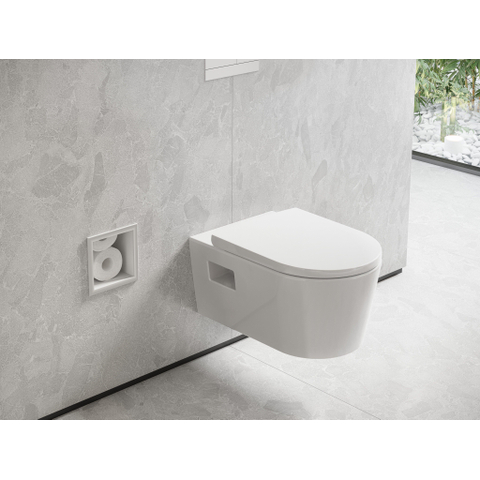 Hansgrohe XtraStoris Original Toiletrolhouder - voorraad 6 rollen - mat wit SW1590301