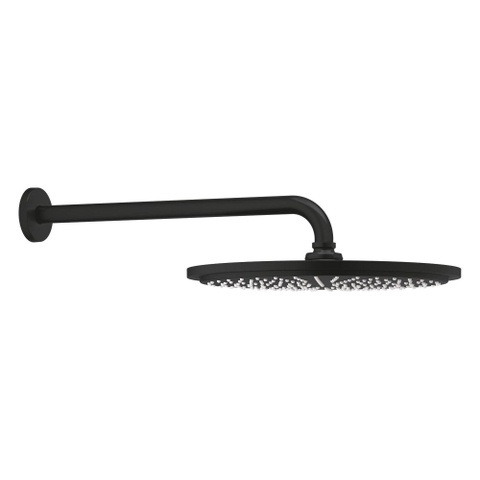 GROHE Rainshower Cosmopolitan 310 douche de tête - 31cm - bras mural 38cm - phantom black (noir) SW1477596