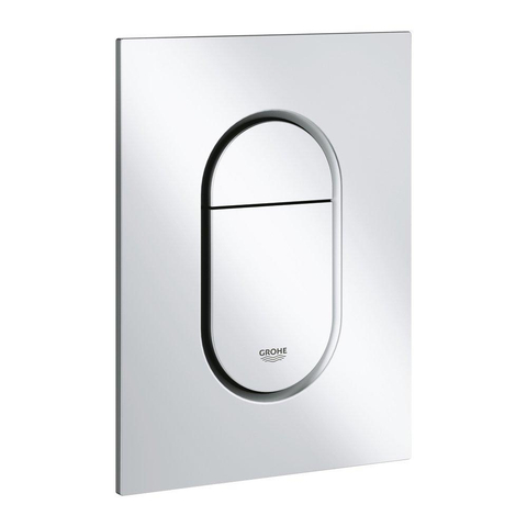Grohe Arena Cosmopolitan Bedieningsplaat - S-Size - 2-knops - mat chroom SW107639